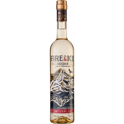 Fire & Ice Gold Premium 40% 0,7 l (holá láhev)