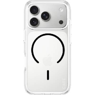 CARE Urban Explorer прозрачен калъф с черен MagSafe за iPhone 17 Pro Max - прозрачен (90243)