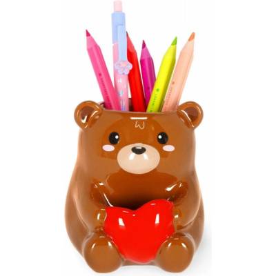 Legami Keramický stojan na ceruzky Legami - Desk Friends - Teddy Bear
