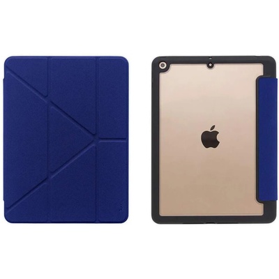 Torrii Torero Case - полиуретанов кейс и поставка с отделение за Apple Pencil за iPad 7 (2019), iPad 8 (2020) (син)