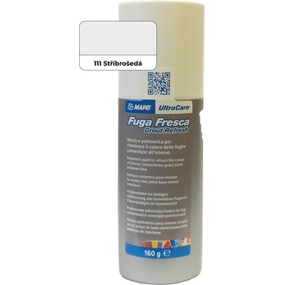 Farba na škáry Mapei Fuga Fresca Striebrosivá 160 g FUGAFRESCA111
