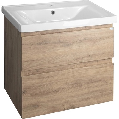 Aqualine ALTAIR umývadlová skrinka 67x60x45cm, dub emporio