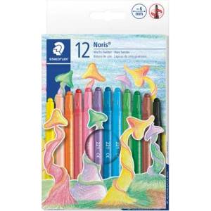 STAEDTLER Мазен молив, сгъваем, STAEDTLER "Noris 221", 12 различни цвята 221 NWP12 (221 NWP12)