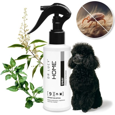 Dr Lucy Home 9 Sprej proti blchám a kliešťom pre psy 100 ml