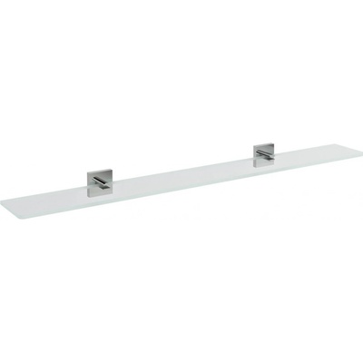 Sapho X-SQUARE skleněná police 1000mm, chrom/čiré sklo, XQ009-19