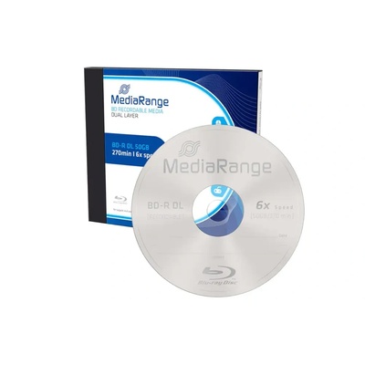 MediaRange BD-R Double Layer 50Gb 6X - Box (4260057128942)