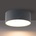 Brilagi - LED плафон за баня FORIS LED/20W/230V Ø 15 см антрацит IP44 (BG3788)