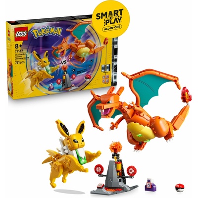 LEGO® Pokémon™ SMART Play™ 72167 Poslední bitva Charizard vs. Jolteon