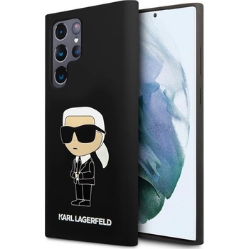 Karl Lagerfeld Liquid Silicone Ikonik NFT Samsung Galaxy S24 Ultra černé