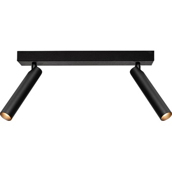 Kaspa Закачалка с летва Roll двойна с черен конектор черна (50920202)