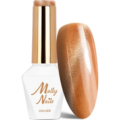 MOLLY NAILS Yellows Cat Eye Metallic č.214 8 g