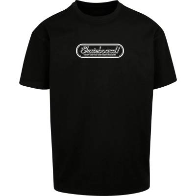 MERCHCODE Тениска овърсайз The Skateboard Magazin Logo Oversize Tee black XXLUB-MC1035-00007 - , размер L