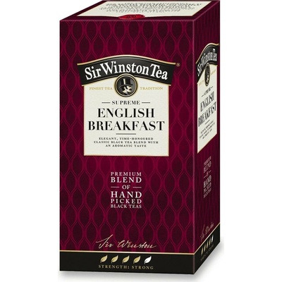 Sir Winston Tea English breakfast černý čaj 20 x 1,8 g