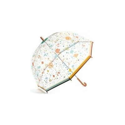 Djeco drobné kvietky deštník velký průhledný