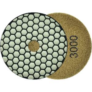 GEKO Диамантен шлифовъчен диск с велкро 100 мм p3000 18301 (g78936)