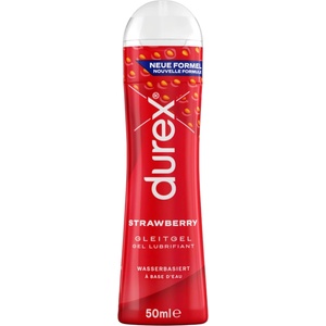 Durex - интимен лубрикант с вкус на ягода - 50 мл - desirel