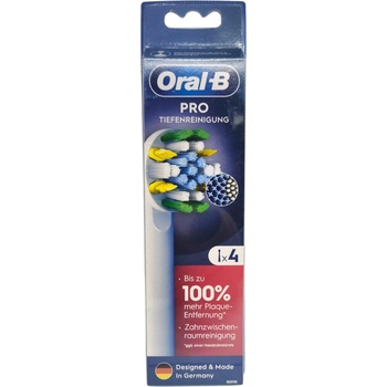 Oral-B накрайник за електрическа четка за зъби, Pro Tiefenreinigung, 4 броя