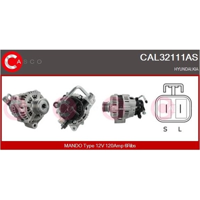 CASCO Alternátor CAL32111AS