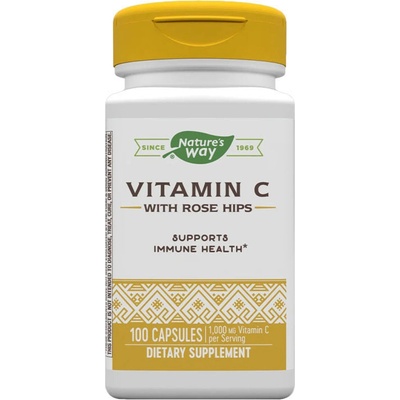 Natures Way Vitamin C with Rose Hips 100 kapslí