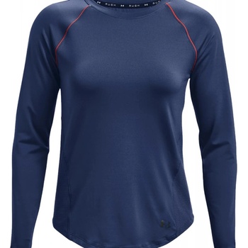 Under Armour Дамска блуза с дълъг ръкав Under Armour Rush HeatGear Mesh Long Sleeve W - Син