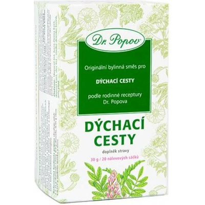 Dr.Popov Čaj Dýchací cesty 20 sáčků