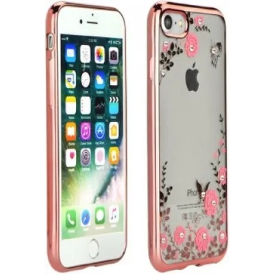 Huawei Силиконов калъф кейс за Huawei P20 Pro с цветя розово злато