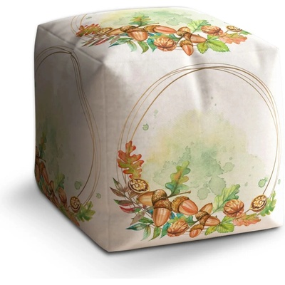 Sablio Taburet Cube Dary podzimu: 40x40x40 cm