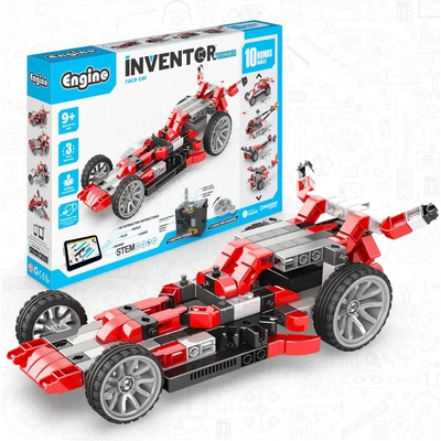 Engino Конструктор Engino Inventor Motorized - Състезателна кола, 10 в 1 (6611020177)