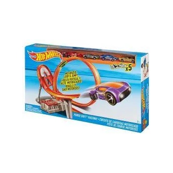 Mattel Детска играчка, Hot Wheels - Състезателна, моторизирана писта с 5бр. колички, 1720071