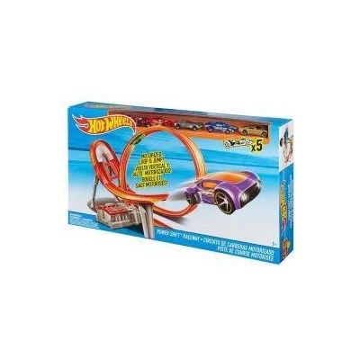 Mattel Детска играчка, Hot Wheels - Състезателна, моторизирана писта с 5бр. колички, 1720071