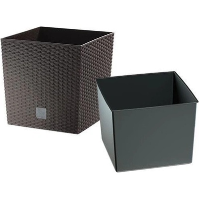 Prosperplast Rato Low 40cm Umbra, kvetináč