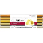 Tombow Marker алкохол ABT PRO Dual Brush 5P-5 Жълти цветове (5) (ABTP-5P-8)