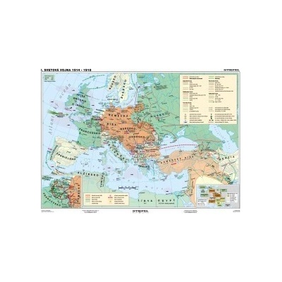 I. svetová vojna - vznik ČSR - A3 karta