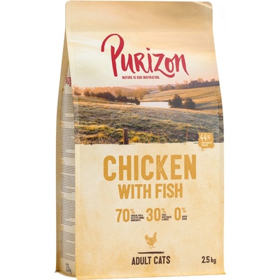 Purizon Adult kuracie & ryby bez obilnín 3 x 2,5 kg