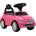 vidaXL Детска кола за яздене "Fiat 500" розова (80217)