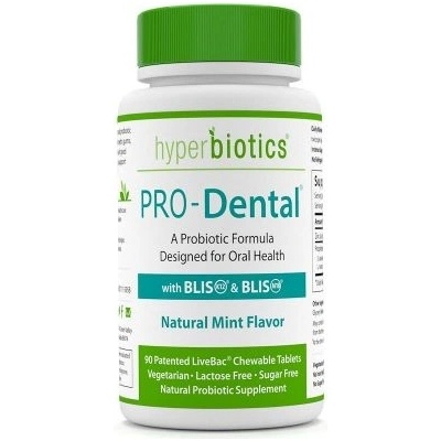 Hyperbiotics PRO-Dental Přírodní mátová chuť 90 tablet