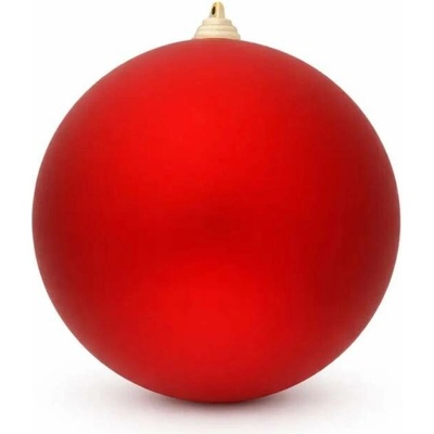 DECOLED Veľká vianočná guľa 20 cm, červená, matná, UV
