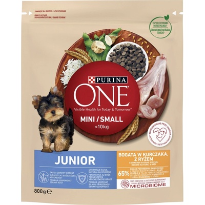 Purina ONE Mini Junior kuře 2 x 0,8 kg