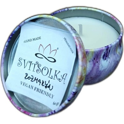 Svitsol Vonná svíčka v dóze Svitsolka Rozmarýn, Letní osvěžení 60 g