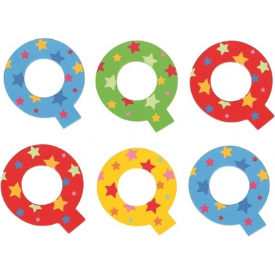 Bigjigs Toys hviezdičkové písmenko Q