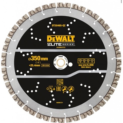 DeWalt DT20465 Segmentový diamantový pilový kotouč 355 mm