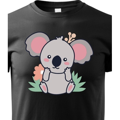 dětské triko Koala 2 černá