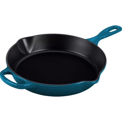 Le Creuset 20187266420422 Hluboká pánev Signature 26 cm modrozelená