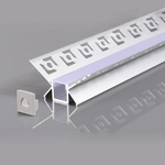 OPTONICA АЛУМИНИЕВ ПРОФИЛ ЗА LED ЛЕНТА СИВ L=2m 48x28mm (5166)
