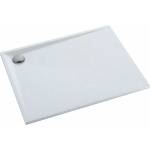OMNIRES Правоъгълно душ корито от композит Omnires Stone матово бяло 90x100 см (STONE90/100BM)