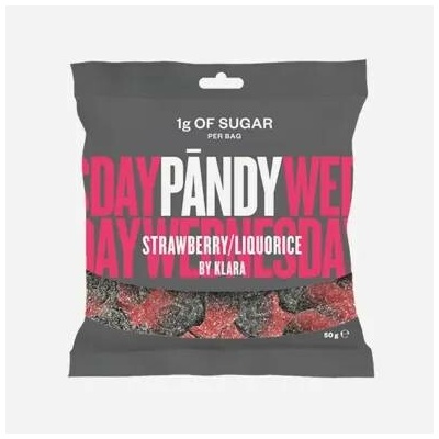Pändy Candy jahoda a lékořice 50 g