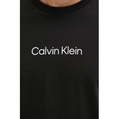 Calvin Klein Памучна тениска Calvin Klein в черно с десен K10K111346 (K10K111346)