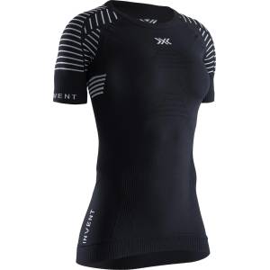 X-Bionic Дамско синтетично термобельо X-Bionic Women's Invent 4.0 LT Shirt S/S T-shirt - Opal Black / Arctic White - размер XS (114-3172-0211)