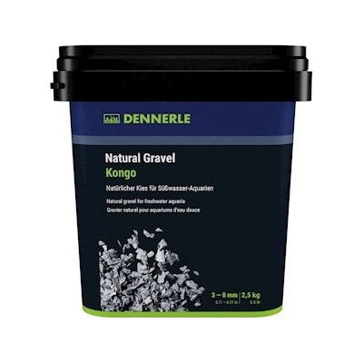 Dennerle přírodní štěrk Kongo 3-8 mm 2,5 kg – Hledejceny.cz