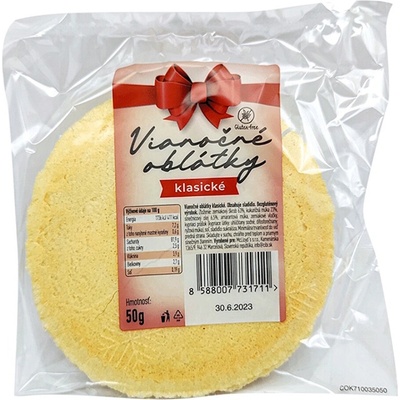 Cibi Vánoční oplatky bez lepku klasik 50 g – Hledejceny.cz